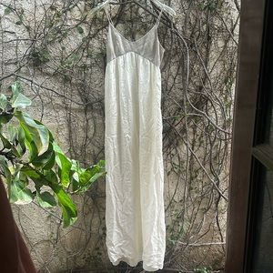 NWT L’AGENCE Linen Top Maxi Dress